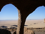 La vista dal nostro albergo al Tesnou
